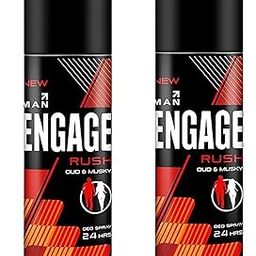 Engage Man Bodylicious Deodorant Spray - Rush (150ml) (pack of 2) SF001 SF Wide Stone 45-11