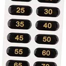 THE STYLE SUTRA 2xWeight Stack Labels Number Stickers for Fitness Equipment Gym Sporting Goods-image-0