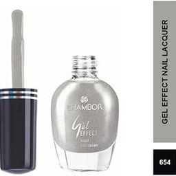 Chambor Gel Effect Nail Lacquer, Silver No.654, 10 ml-image-21