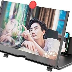Ubervia® Screen Magnifier for Cell Phone, Foldable Screen Amplifiers for Smart Phone, Enlarge Screens Stand Holder for Watching Movie, Video, Reading, and Playing Games (Color : Black-2, Size : 14in)-picture-15