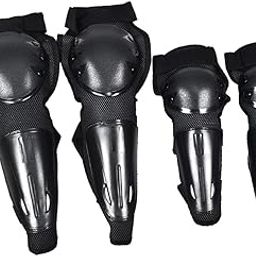 CALANDIS™ 2 Pairs Motorcycle Motocross Bike Biker Elbow & Knee Pads Protective Gear-image-18