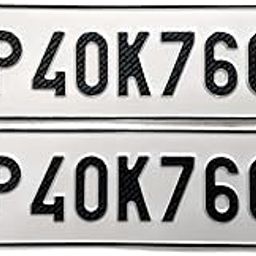 Moto Utility® Car Number Plate Suitable for Maruti Suzuki, TATA, Hyundai, Toyota, Mahindra, Honda, Kia, Honda, MG, Volkswagen | Car No Plate, Not HSRP No bar Code Serial Number.-image-35