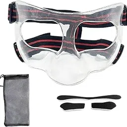 enakshi (label) Enakshi® Nose Guard for Broken Nose, Basketball Face Mask for Basketball Soccer Teens Clear Red|Sporting Goods | Team Sports | Basketball | Clothing, Shoes & Accessories | Protective Gear-picture-28