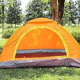 Yasamazing Portable Tent for Camping Ideal for 4 Persons Easy Setup for Picnic, Travel, Hiking, Trekking, Outdoor Camping Waterproof Superior Air Ventilation (Multicolor)-image-73