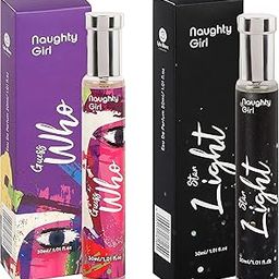 Naughty Girl Perfume for Women – Guess Who & Star Light Luxury EDP Combo – Buy One Get One – Long-Lasting Fragrance – 30ml x 2 – Travel Size Perfume Gift Set-image-4