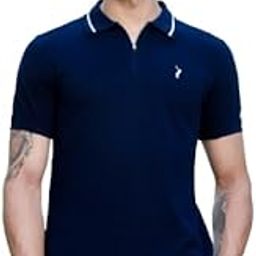 | Men | Solid | Polo Tshirt | Regular Fit | 100% Cotton | Polo Collar | Casual Tshirt-image-36