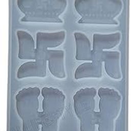Kreative Kraft Swastik Kalash Shubh Labh Silicone Casting Mould – Pack of 1 for Resin, Clay & DIY Crafting-image-24