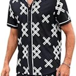Men Latest Silky Licra Short Sleeve Shirt & Shorts Combo Suit || Multi Printed Night Suit Set || Shorts Set for Mens || Sleepwear Loungewear Shirt & Short Sets-image-74