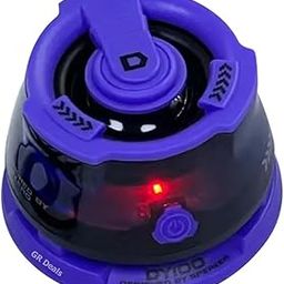 GR Deals DY100 Mini Magnetic Wireless Bluetooth Speaker,Portable Mobile Phone Music,Rechargeable,RGB LED Light,Mobile Phone Holder for All Bluetooth Enebled Devices.(Multicolor) (Purple)-7