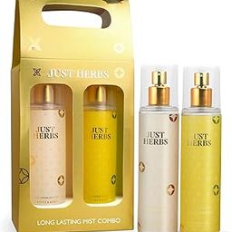 Just Herbs Body Mist Spray for Men and Women With Long Lasting Fragrance Perfume Combo Gift Set - Creamy Serenity (2 x140ml)-15