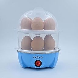 Dokro Electric Egg Boiler, Double Layer, 500 ml Capacity, Blue-0