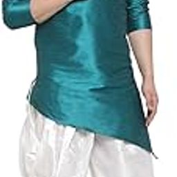 Men's Dupion Silk Dhoti Kurta Set.-picture-48
