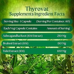 Conglomer® Thyrovat | Women’s Thyroid & Hormonal Balance Support | 500mg Vegan Capsules with Ashwagandhaa, Brahmi, Tulsi | Daily Herbal Supplement | Clean Ayurveda | 60 Capsuless-image-81