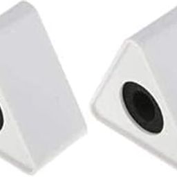 FLAXZY Mic id Interview Mic Logo ABS Station for News Mic Microphone etc. Pack of 2 Mic Logo Station(White)-10
