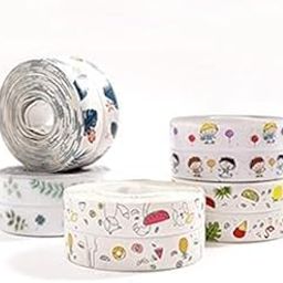 Garbify Kitchen Sink Platform Sticker (38 mm x 3 MTR) Bathroom Corner Tape Waterproof Self-Adhesive Kitchen Caulk Tape Bathroom Basin Decorative Trim Wall Caulk Strip Toilet Sealant Tape (1pcs)-picture-29
