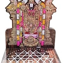 Traditional Vilakku Madam | Diya Stand Single Piece | Handmade Vilakku Madam for Pooja | Mada Vilakku | Entrance Diya | vilakku Madam for Home (Perumal)-image-92