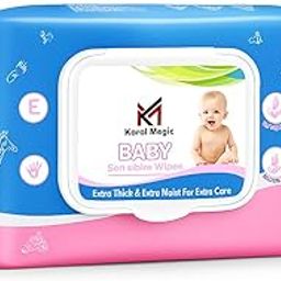 Soft Cleansing Baby Wipes with Lid | 72 Wipes in 1 Pack | Extra Thick & Moist Wet Wipes for Baby's | Prevents Rashes & Redness with Goodness of Aloe Vera, Vitamin E & Jojoba Oil - Pack of 1-picture-10
