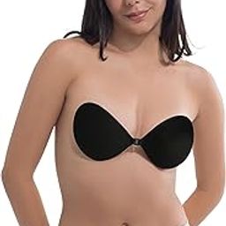 Adhesive Strapless Bra for Women | Invisible Push-Up Bra | Reusable Stick-On Bra for Backless & Strapless Dresses | Seamless, Sweatproof, & Skin-Friendly-image-50