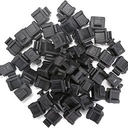 SFP Anti-Dust Cap for SFP SFP+ Port, Fiber Optic Dust Caps, Port Protector for Switch, Network Cards, Router, Media Converters, 50pcs-image-65