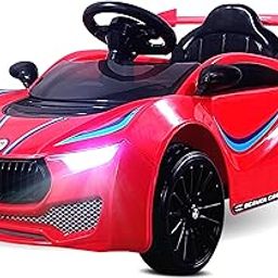 Kidsmate Beamer Electric Car for Kids Aged 1-3 Years | Battery Car for Kids with 6V Rechargeable Battery, Remote Control, Swing Function, Bluetooth Music Player & LED Lights | Up to 25 kg Capacity-picture-19