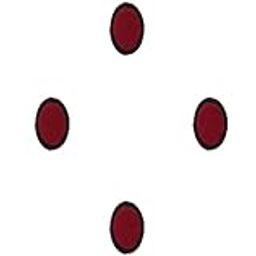 Comet Busters Oval Maroon Bindi With Black Border (8mm) (BIN982)-picture-43