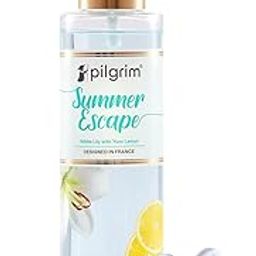Pilgrim Summer Escape Body Mist (White Lily with yuzu lemon)| Citrus body mist for women long lasting| White lily & yuzu lemon for a vacation feel| Perfume for women| Designed in France| 150 ml-23