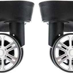 CALANDIS® 1 Pair Mi Shaped Silent Swivel Suitcase Luggage Baggage Wheels Replacement Casters | Travel | Luggage Accessories | Other Luggage Accessories-image-17