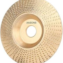 AASONS 4 Inch Wood Carving Disc Set, Angle Grinder Disc Grinding Wheel Shaping Disc 5/8 Inch Bore For Woodworking, Grinder, Woodrasp File Wheel Attachment | Wood, Fibreboard, Plywood, Plastic (Taper)-image-52