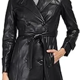 honnete Regular Fit Double Breasted Longline Trench winter Warm Coat For Women-picture-2