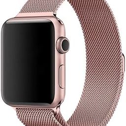 DailyObjects Milanese Watch Strap Compatible with Apple Watch Series 9/8/7 41mm, SE2/SE/6/5/4 40mm, Series 3 38mm | Series10 42mm -Watch Not Included-24