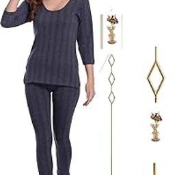 Ladies 3/4 Thermal Top and Lower Set.-image-41