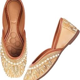 Bellies Designer Emboidery with Stone Work Mojari Ethnic Jutti Attractive Design For Womens & Girls-image-22