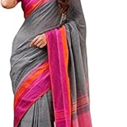 Women's Pure Cotton Handloom Saree with Running Blouse Piece | Elegant Women Gown Look | Perfect Women Dress for All Occasions-28