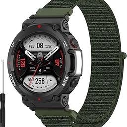 YODI Nylon Classic Strap Band Compatible with Amazfit T-Rex 2 | Installation Adjuster Tool Smartwatch Only Straps Accessories for Men and Women with Amazfit TRex 2 [Not for Any Other Models]-11