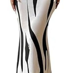 Women's Multicolor Skirt-Cotton Blend Printed Maxi/Full Length Boost Your Style for All Occusion for Girls & Women (8972) 2XL Size-image-9
