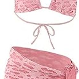 VELURA Womens Set Stylish (3 Piece) with Wrap Coverup for Travel Parties|2 Elbow Straightener|Swimwear| Womens Clothing-image-40