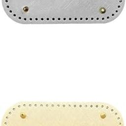 CLUB BOLLYWOOD LICHTS®2 Leather DIY Bag Bottom Mat Pad Insert Base Replacement for Purses Making|Clothing, Shoes & Accessories | Womens Handbags & Bags | Handbag Accessories|1 Piece Silver Bottom-image-83