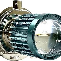 A2D 12V Led Full Cobe H4 HS1 Bike LED Headlight Bulb Replacement Yellow-White for Mahindra Gusto HX-image-30