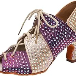 chuongkaiye Dance sandal for women soft sole diamond heel sandal-picture-16