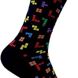 Men's Cotton Crew Length Socks Combed Printed & Colourful Casual Calf Sock, Odour Free - Office/Party/Wedding - Set of 1-image-27