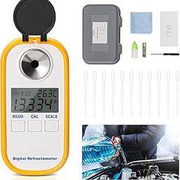 5 in 1 Urea DEF Tester Coolant Refractometer, Digital Handheld Tester for Automotive Automotive Diesel Exhaust Tester Measurement of Glycol and Propylene Glycol Concentrations and Freezing Points-picture-21