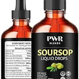 Soursop Liquid Drops - Antioxidant-Rich Immunity Booster with Soursop Fruit, Leaves, Annona Muricata, Laxman Phal, Guyabano, and Hanuman Phal Extracts - 50ml-32
