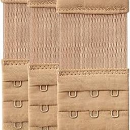 Women Bra Extender 2 Hook Soft Elastic Bra Extension Extenders Pack of 3-4