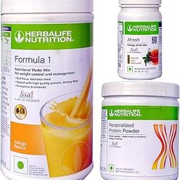 herbalife weight loss program package- mango 500 g, protein 200 g, afresh drink 50 g (Tulsi)-image-39