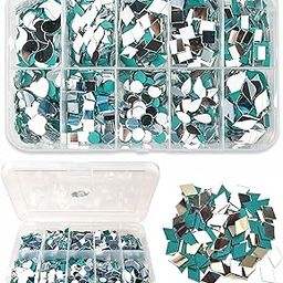 Mirrors for Craft Work (10 Different Shapes, 1600 Total Pieces) Lippan Art Craft Materials Kit Decorative Mirrors DIY Best Kit-19