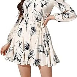 Rayon Western Above The Knee Women Party Dress-picture-34