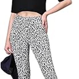 Women's Cotton Lycra Jeggings - Animal Print, Stretchy Soft High Waist Leggings for Casual, Gym, Yoga, Fashionable Breathable Pants, Stylish Comfortable Activewear for Travel & Everyday-image-79