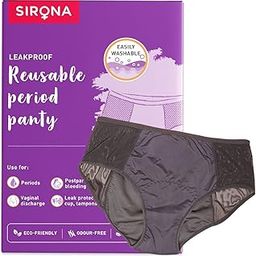 Sirona Reusable Period Panties for Women – XXL Size | Leak Proof Protection for Periods | For Postpartum Bleeding, Urinary Incontinence & Vaginal Discharge-image-14