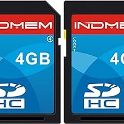 INDMEM SD Card 4GB SDHC Class 4 Flash Memory Card 4 GB Digital Camera Cards-image-51