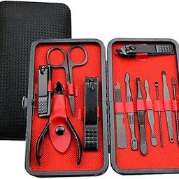 Toriox Fingernail Clippers 12 in 1 Advanced Stainless Nail Care Clipper Pedicure Manicure Kits with Leather Case-image-96